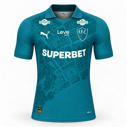 Camisa Fluminense Third 26/27 Jogador Masculina - Verde Com Patrocinios