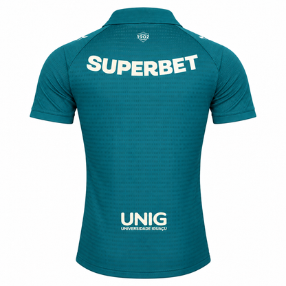 Camisa Fluminense Third 26/27 Jogador Masculina - Verde Com Patrocinios