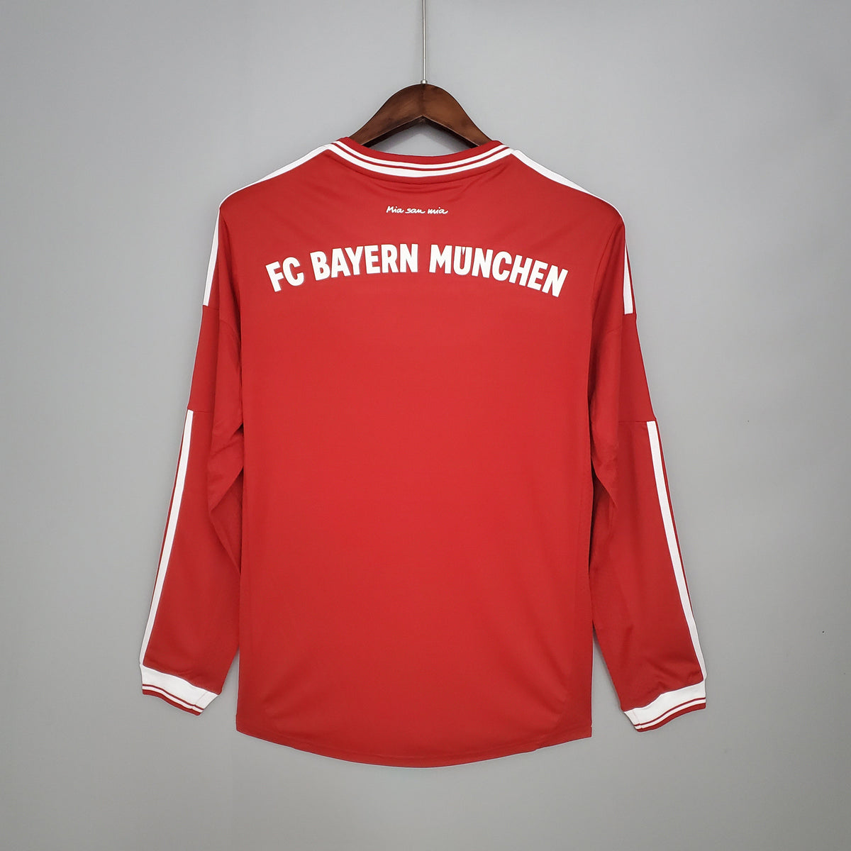Camisa Manga Longa Retrô Torcedor Masculina Bayern de Munique 2013 Champions League