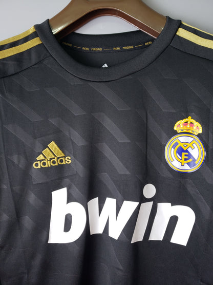 Camisa Manga Longa Retrô Torcedor Masculina Real Madrid 2012