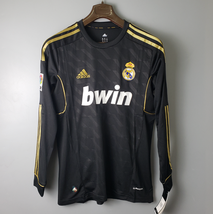 Camisa Manga Longa Retrô Torcedor Masculina Real Madrid 2012