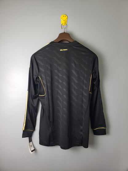 Camisa Manga Longa Retrô Torcedor Masculina Real Madrid 2012
