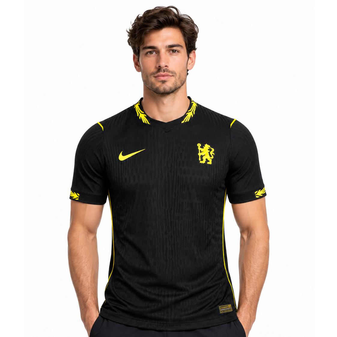 Camisa Chelsea Away 26/27 Jogador Masculina - Preta