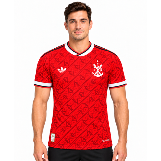 Camisa Flamengo Third 2026/27 Jogador Masculina - Vermelha