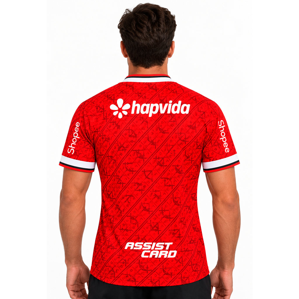 Camisa Flamengo Third 2026/27 Jogador Masculina - Vermelha Com Patrocinios