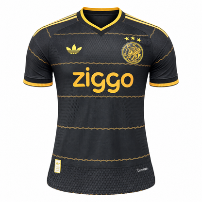 Camisa Ajax Away 26/27 Jogador Masculina - Preta