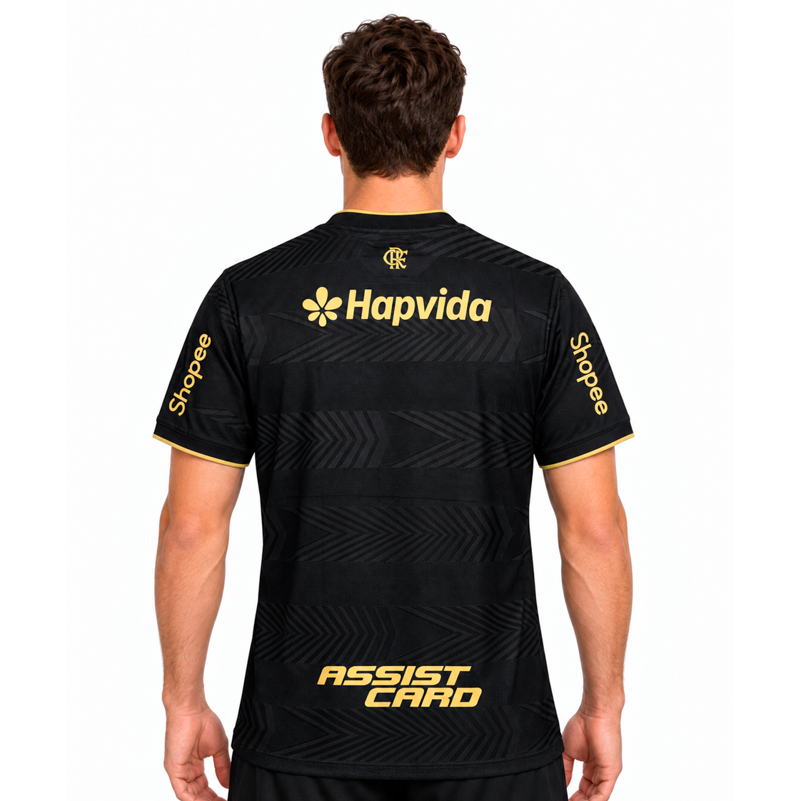 Camisa Flamengo Conceito 2026/27 Jogador Masculina - Preta Com Patrocinios e Patchs