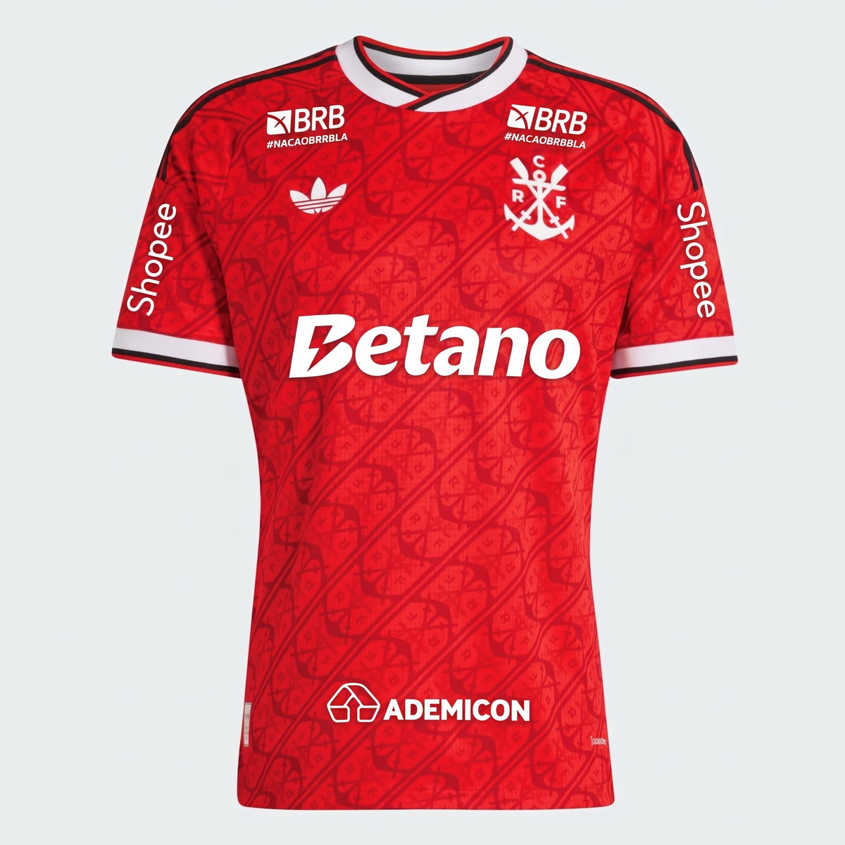 Camisa Flamengo Third 2026/27 Torcedor Masculina - Vermelha Com Patrocinios