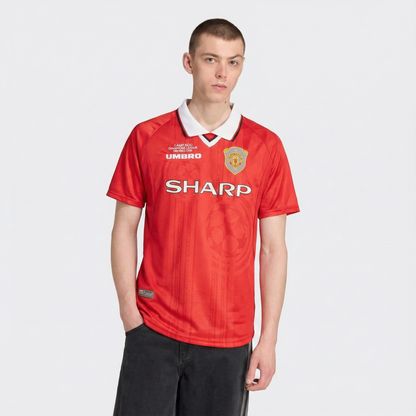 Camisa Retrô Torcedor Masculina Manchester United I 1999