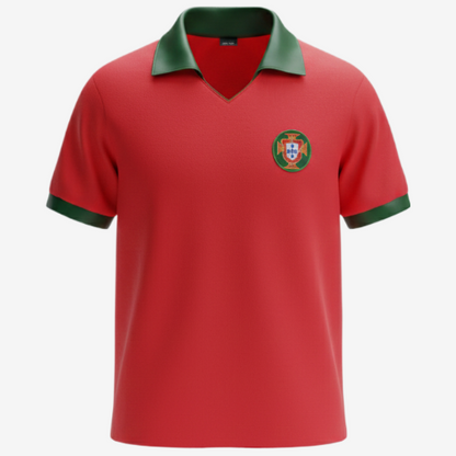 Camisa Retrô Torcedor Masculina Portugal I 1972