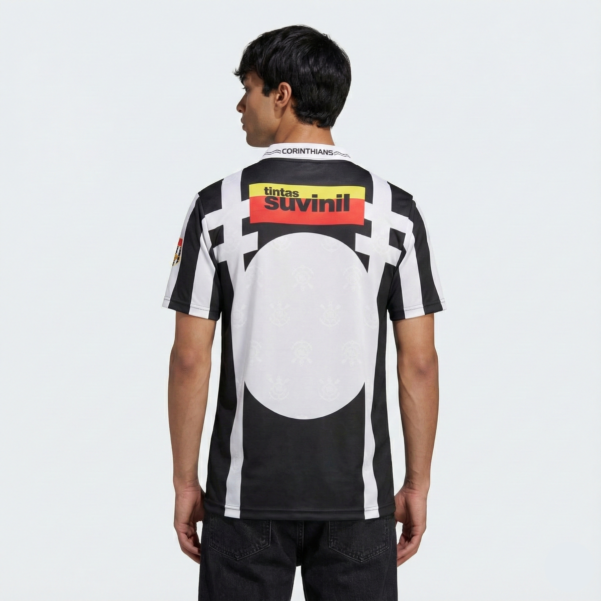 Camisa Retrô Torcedor Masculina Corinthians II 1995