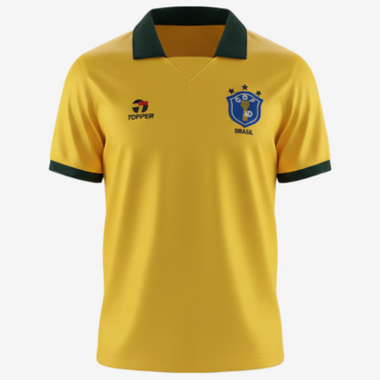 Camisa Retrô Torcedor Masculina Brasil I 1988