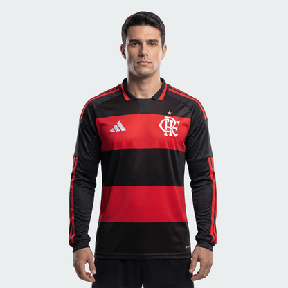 Camisa Manga Longa Torcedor Masculina Flamengo I 2026/2027