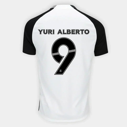 Camisa Torcedor Masculina Corinthians I 2025/2026 (Yuri Alberto 9)
