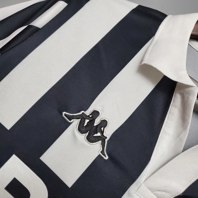 Camisa Juventus Retrô 1984/1985 Preta e Branca