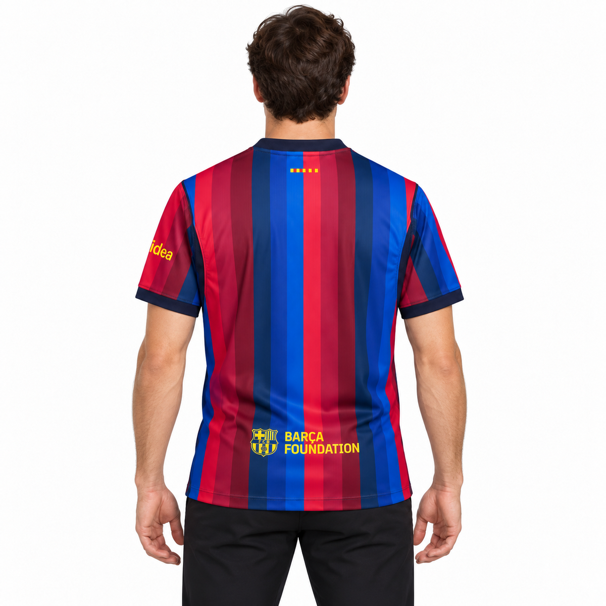 Camisa Barcelona Home 26/27 Torcedor Masculina - Costas