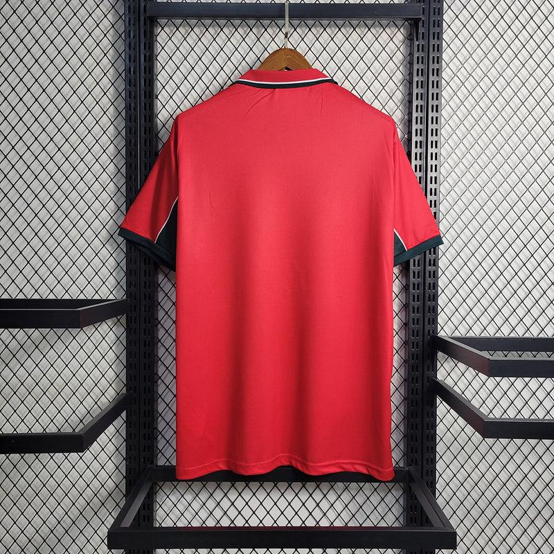 Camisa Retrô Marrocos Home 1998/99 Vermelho