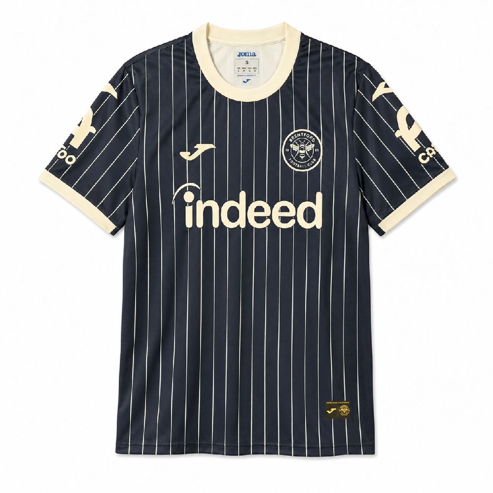 Camisa Brentford Away 26/27 Torcedor Masculina - Referência Frente