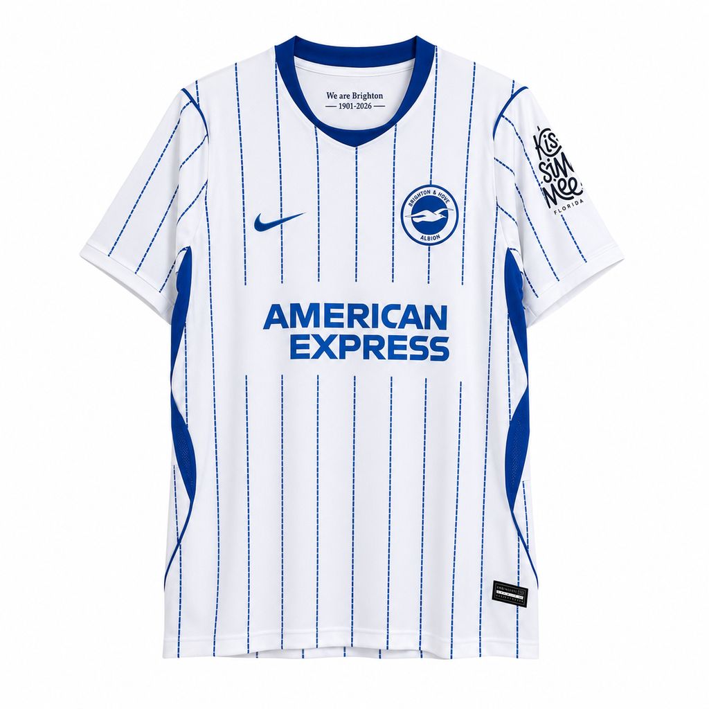 Camisa Brighton Away 26/27 Torcedor Masculina - Referência Frente