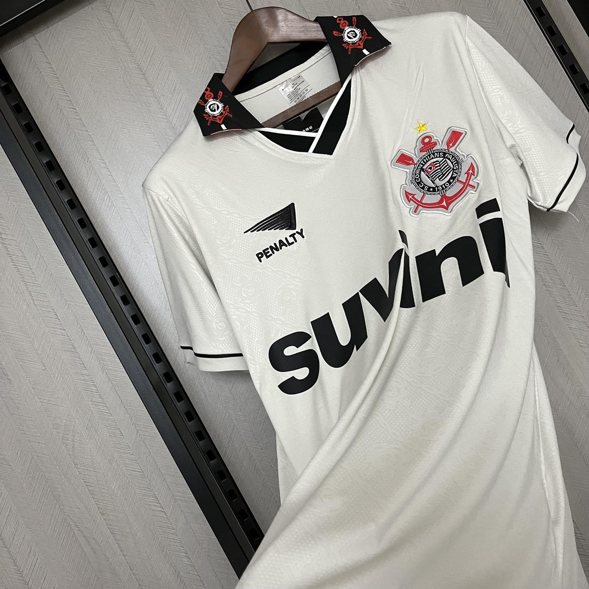 Camisa Retrô Torcedor Masculina Corinthians 1996