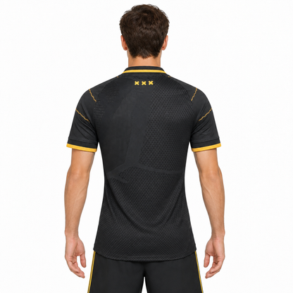 Camisa Ajax Away 26/27 Jogador Masculina Preta - costas