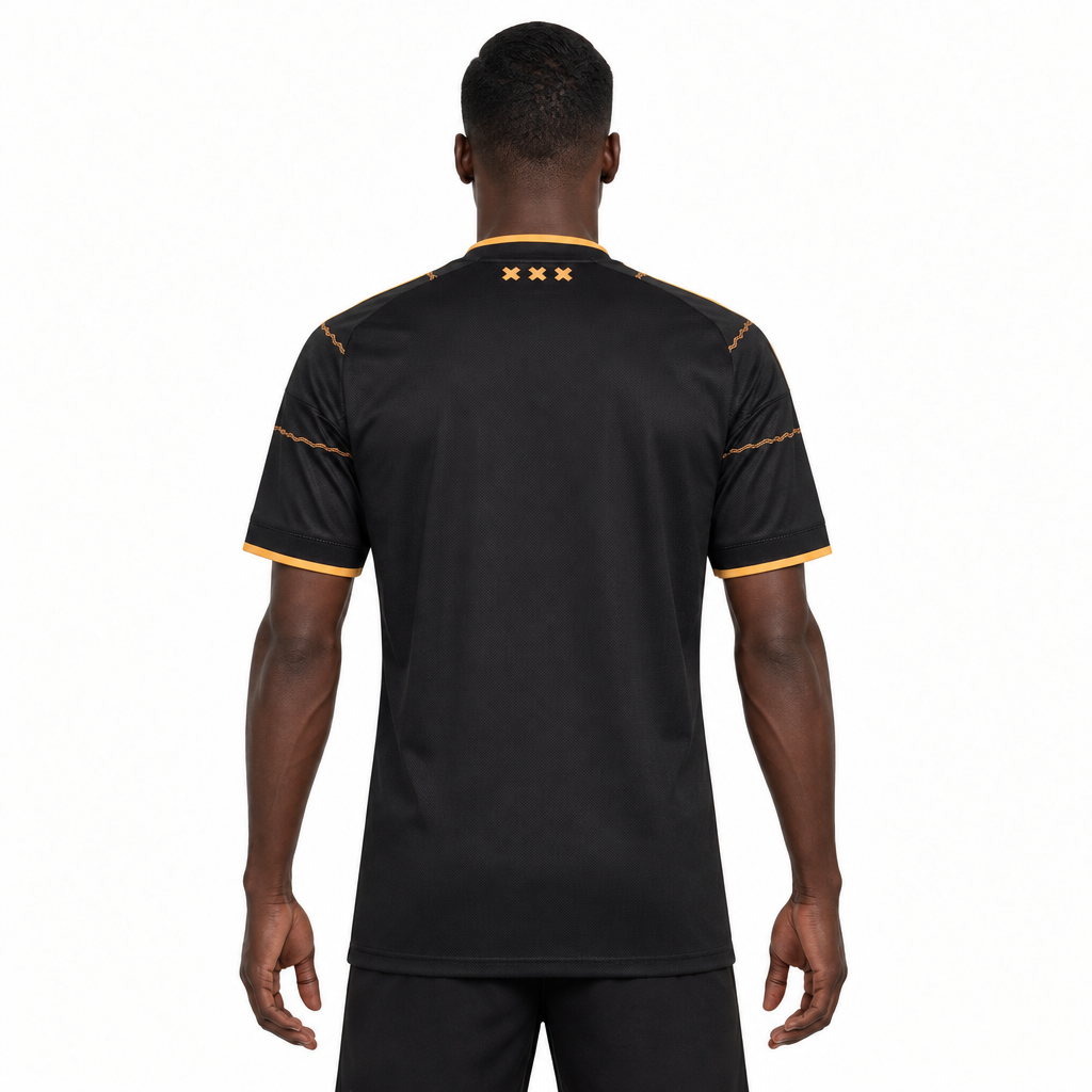 Camisa Ajax Away 26/27 Torcedor Masculina Preta - costas