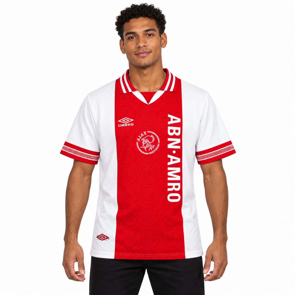 Camisa Ajax Home 1994/95 Retrô Masculina - Imagem 1