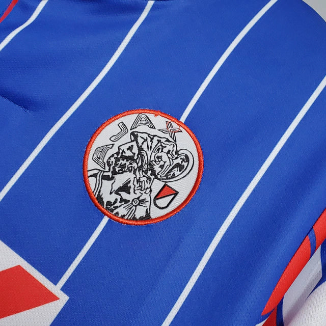 Camisa Ajax Retrô 1990 Azul