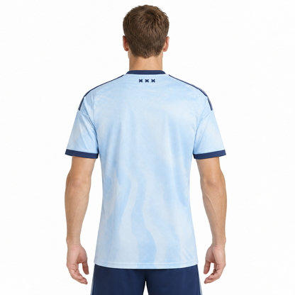Camisa Ajax Third 26/27 Torcedor Masculina Azul Claro - costas