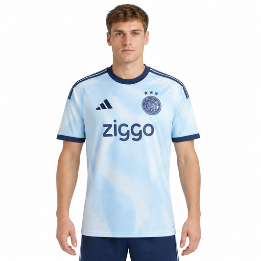 Camisa Ajax Third 26/27 Torcedor Masculina Azul Claro - frente