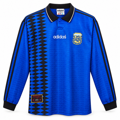 Camisa Argentina 1994 Retrô Masculina Manga Longa - Imagem 3