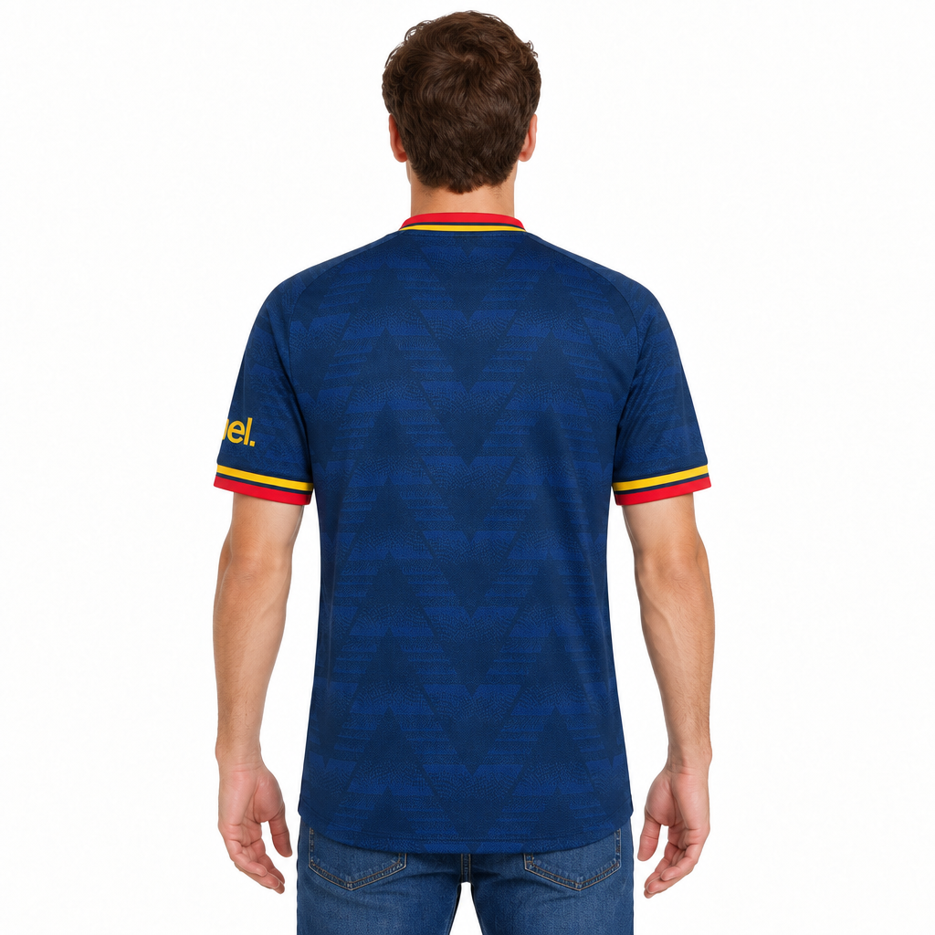 Camisa Arsenal Away 26/27 Torcedor Masculina Azul - costas