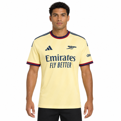 Camisa Arsenal Third 26/27 Torcedor Masculina Amarela - frente
