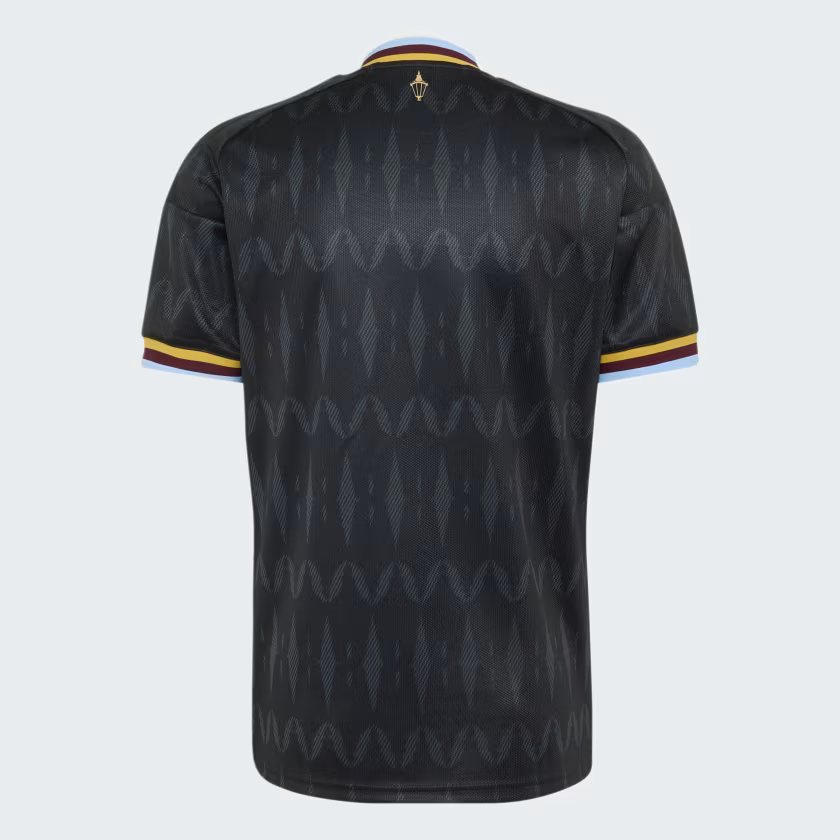 Camisa Aston Villa Away 26/27 Torcedor Masculina Preta - camisa costas