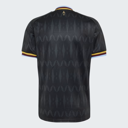 Camisa Aston Villa Away 26/27 Torcedor Masculina Preta - camisa costas