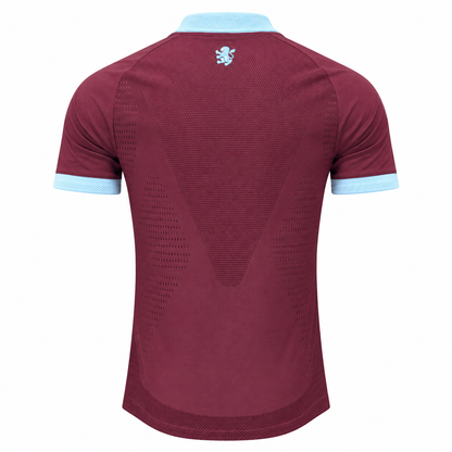 Camisa Aston Villa Home 26/27 Jogador Masculina Vinho e Azul Claro - camisa costas