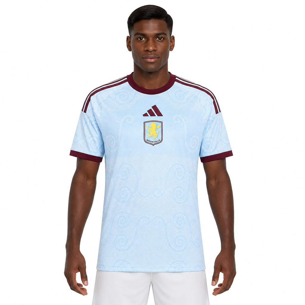 Camisa Aston Villa Third 26/27 Torcedor Masculina Azul Claro - modelo frente