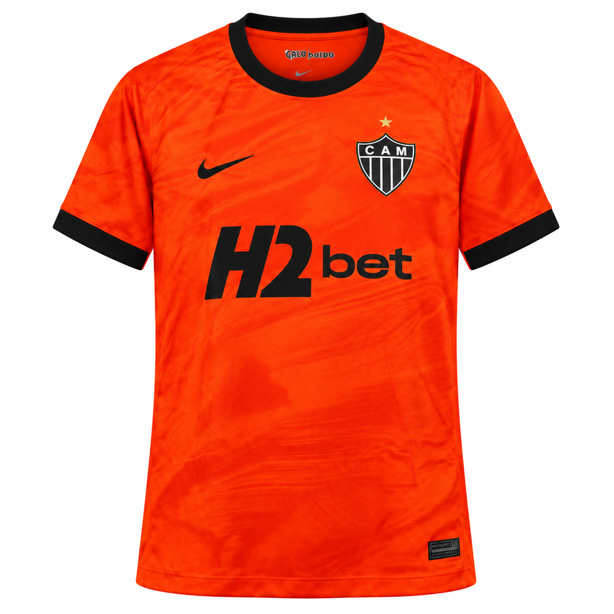 Camisa Atlético Mineiro Third 26/27 Torcedor Masculina - Laranja — camisa de frente