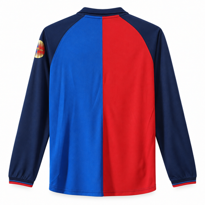 Camisa Barcelona Home 1999/00 Retrô Masculina Manga Longa - Imagem 4