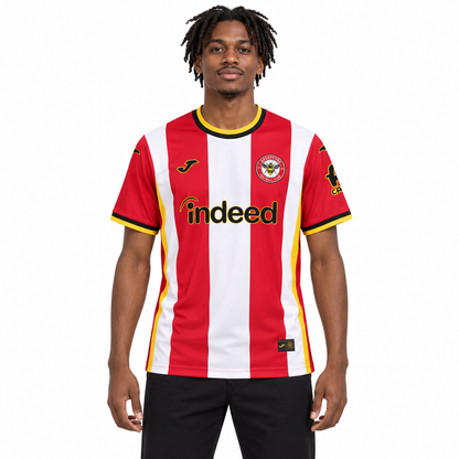 Camisa Brentford Home 26/27 Torcedor Masculina - Frente