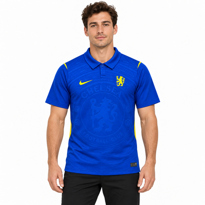Camisa Chelsea Home 26/27 Torcedor Masculina - Azul — modelo de frente