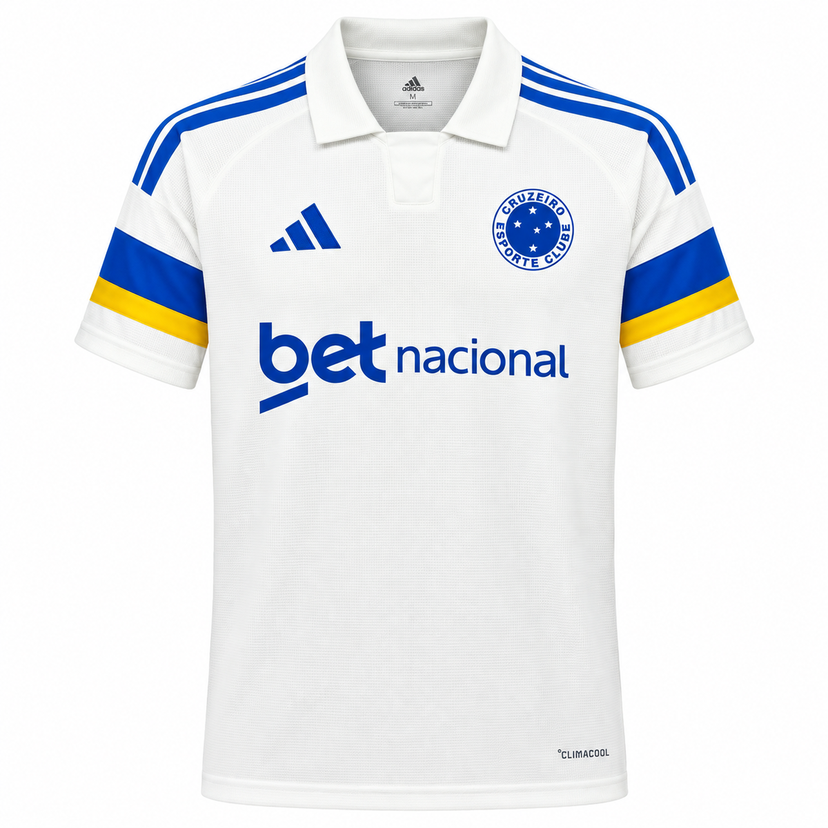 Camisa Cruzeiro Away 26/27 Torcedor Masculina - Branca — camisa de frente