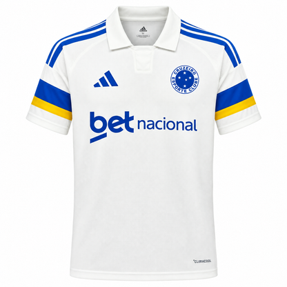 Camisa Cruzeiro Away 26/27 Torcedor Masculina - Branca — camisa de frente