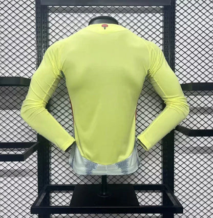 Camisa Espanha Away Manga Comprida 24/25 - Versão Jogador