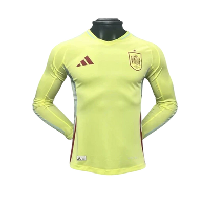 Camisa Espanha Away Manga Comprida 24/25 - Versão Jogador
