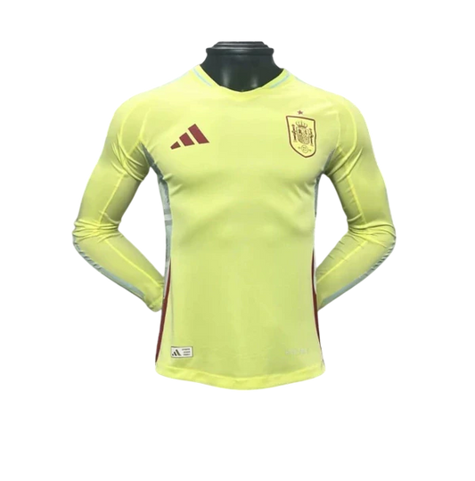 Camisa Espanha Away Manga Comprida 24/25 - Versão Jogador