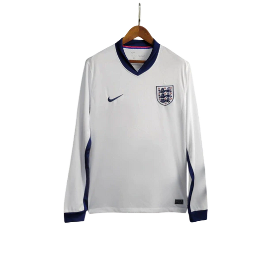 Camisa Inglaterra Home Manga Comprida 24/25 - Torcedor Masculina