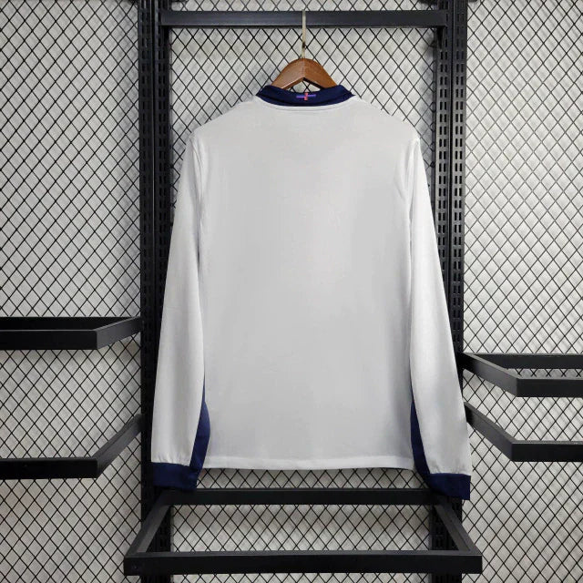 Camisa Inglaterra Home Manga Comprida 24/25 - Torcedor Masculina