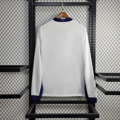 Camisa Inglaterra Home Manga Comprida 24/25 - Torcedor Masculina