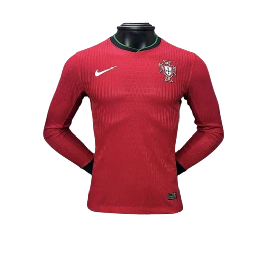 Camisa Portugal Home Manga Comprida 24/25 - Versão Jogador